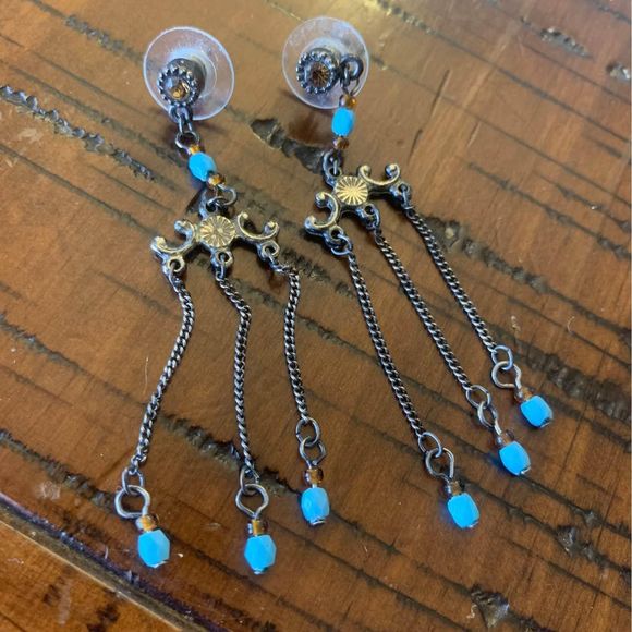 Women’s dangle earrings - Picture 1 of 4